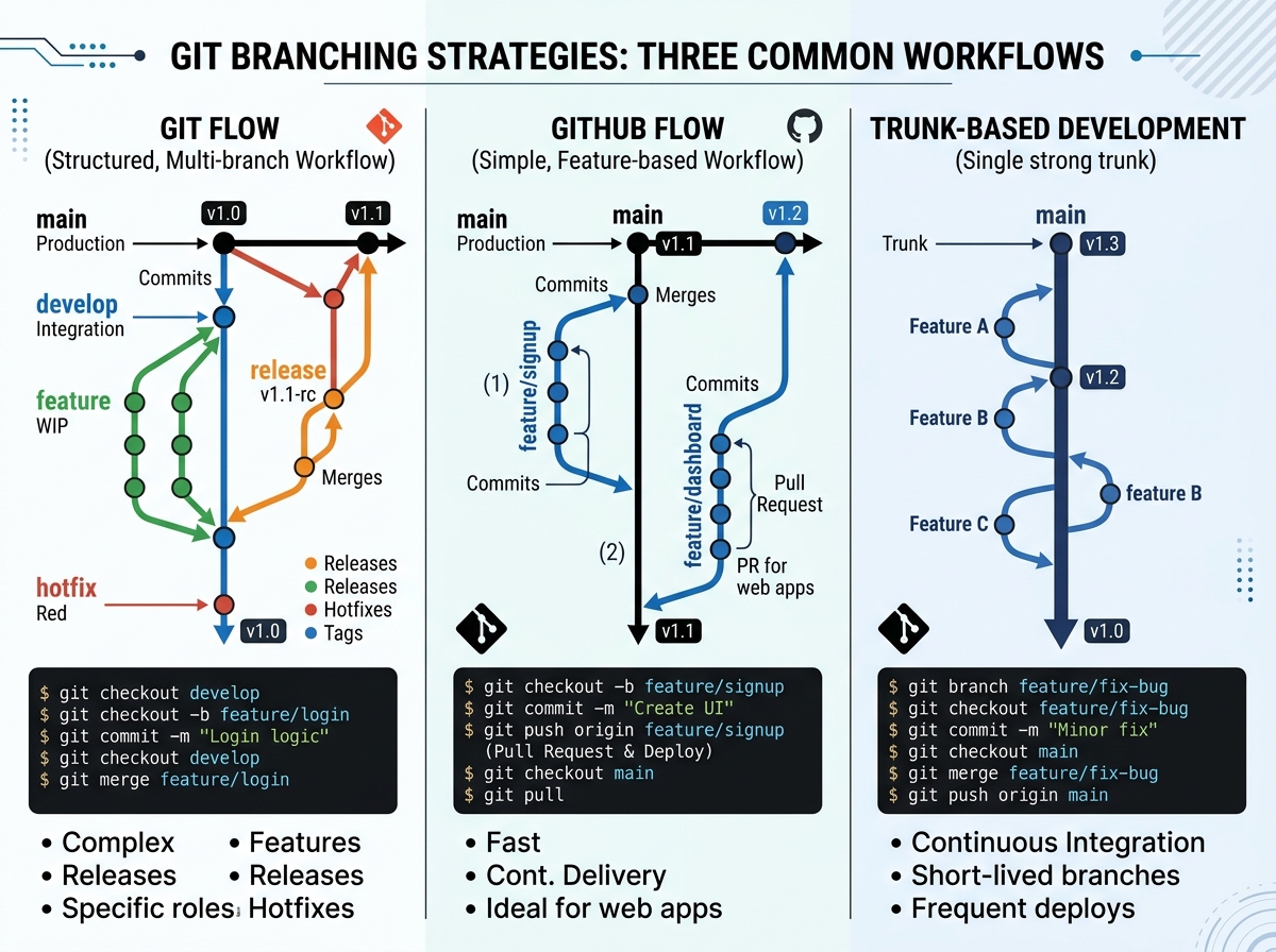 Git Workflow Strategies for Remote Development Teams