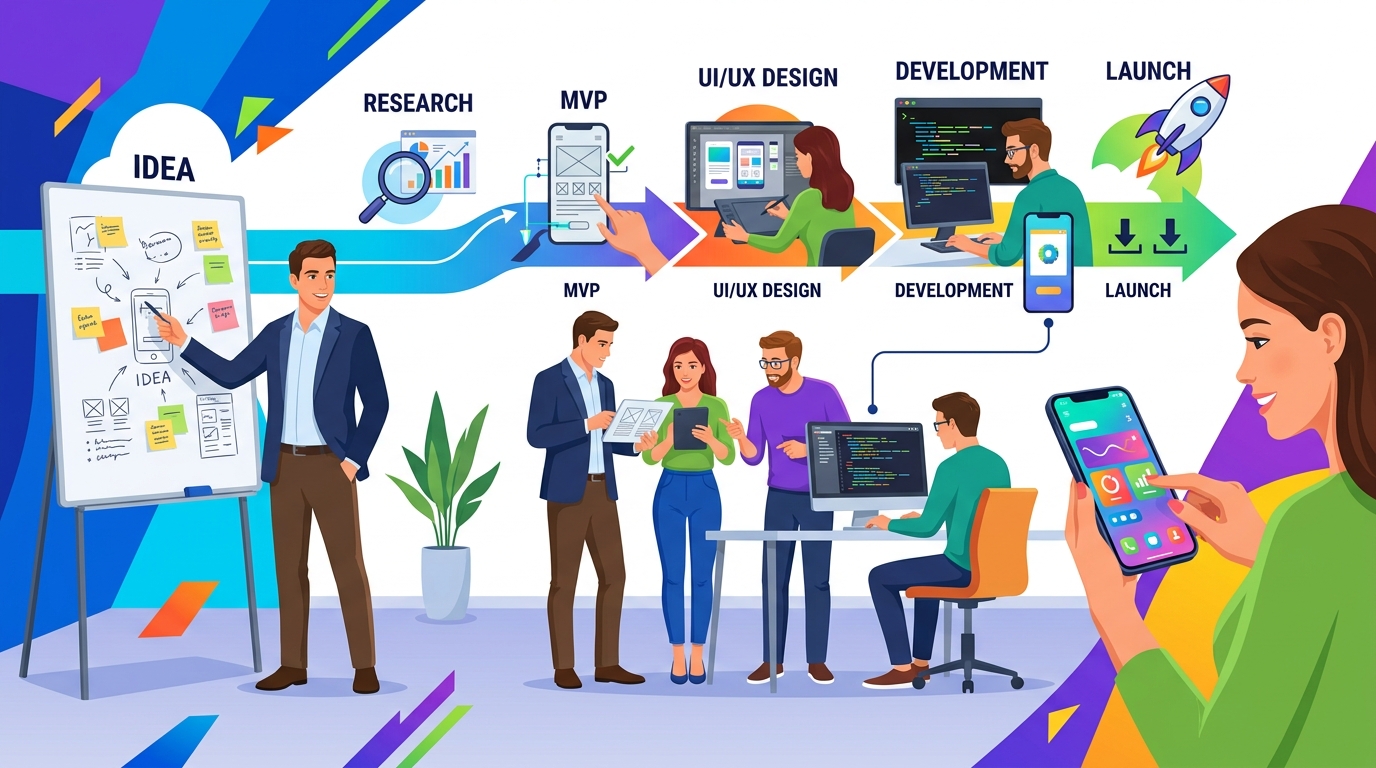 How to Turn an App Idea Into a Real Product: A Step-by-Step Guide