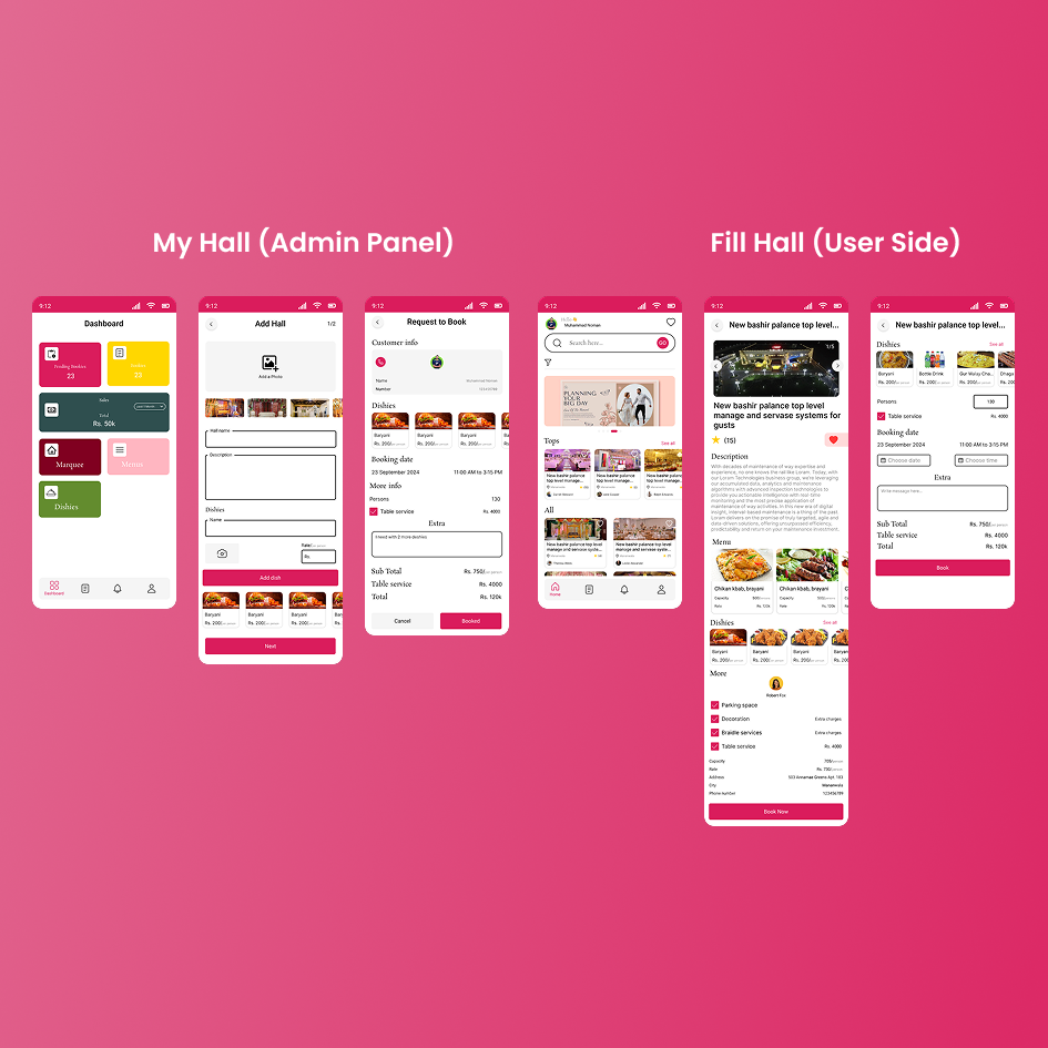 FillHall – Online Marquee/Banquet Hall Booking Platform