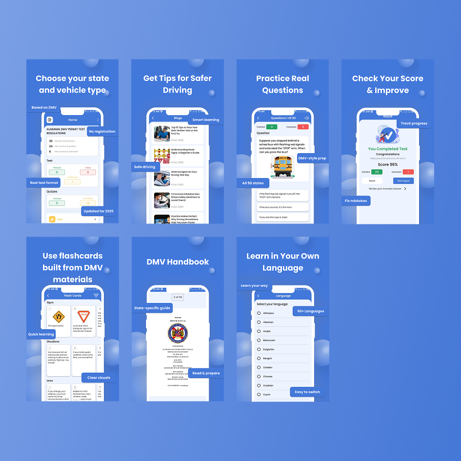 Ready2Drivee – Complete DMV Exam Driving Safety App